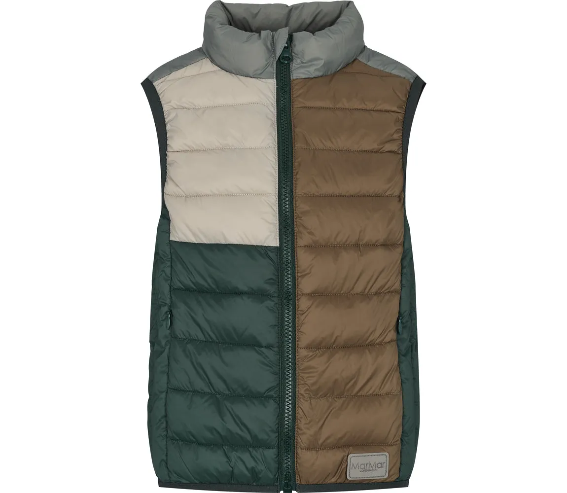 Orlando, Puffer Vest - Dark Leaf Blok